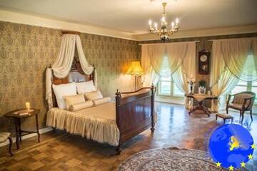 Фото номера Номер с кроватью размера «king-size» Отель Pakruojis Manor Hotel г. Пакруойис 2